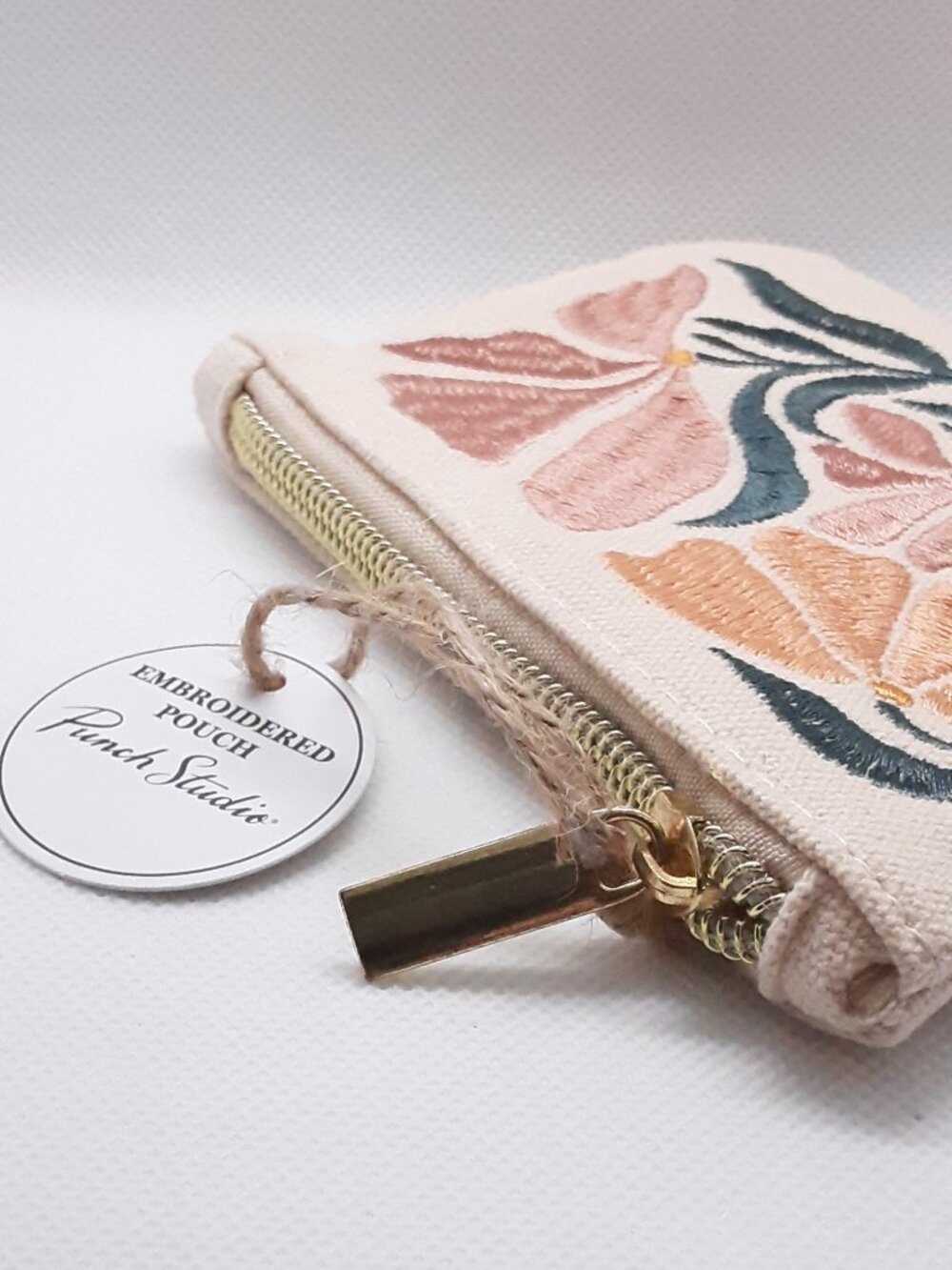 HOST PICK!! NEW with tags small zippered embroidered pouch for lipstick or keys - Picture 5 of 6